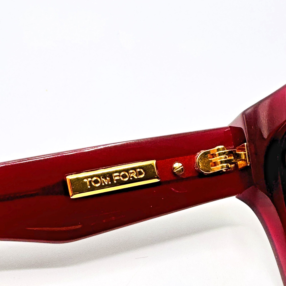 Tom Ford Sunglasses Icon TF1329 81F Violet Butterfly Brown Gradient Lens 55mm - Picture 14 of 16